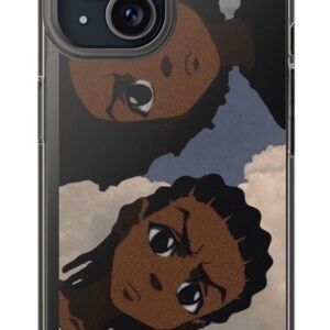 Anime Character Phone Case - Black